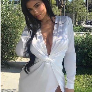 Kylie Jenner Fashion Nova Silk Dress W/ Tag